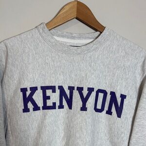 Vintage Champion Reverse Weave Kenyon College Crewneck Sweatshirt Y2K Small